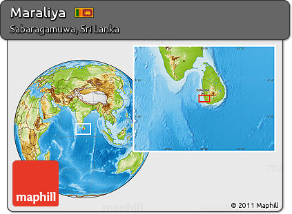 Physical Location Map of Maraliya