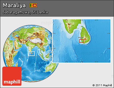 Physical Location Map of Maraliya