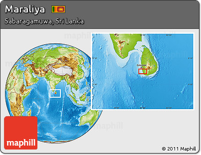 Physical Location Map of Maraliya