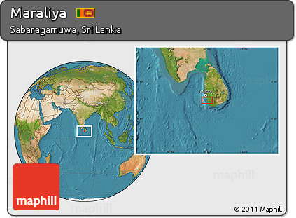 Satellite Location Map of Maraliya
