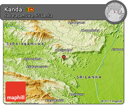 Physical 3D Map of Kanda