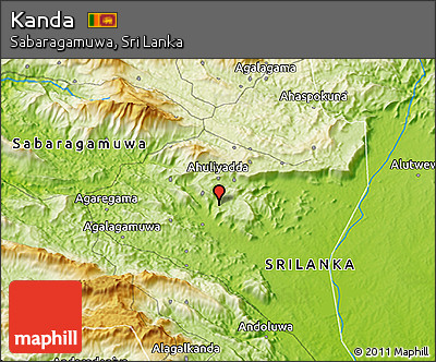 Physical 3D Map of Kanda