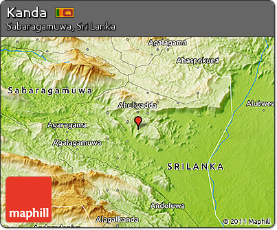 Physical 3D Map of Kanda