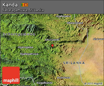 Satellite 3D Map of Kanda