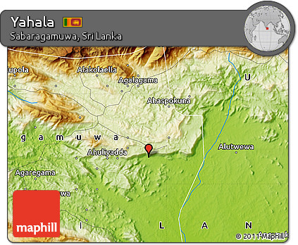 Physical Map of Yahala
