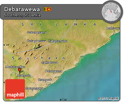 Satellite Map of Debarawewa