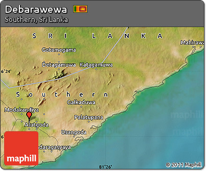 Satellite Map of Debarawewa