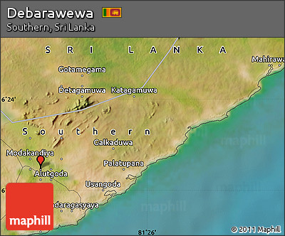 Satellite Map of Debarawewa