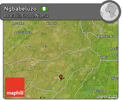 Satellite Map of Ngbabeluzo