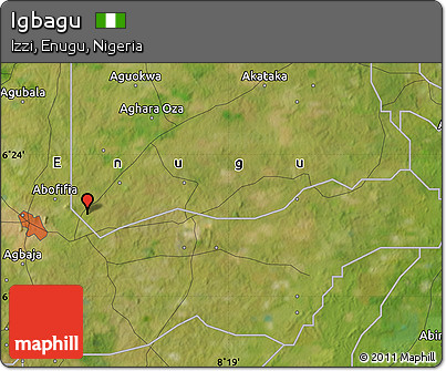 Satellite Map of Igbagu