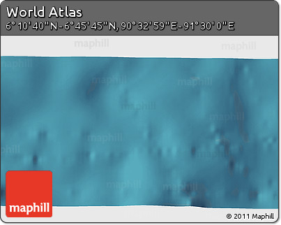Satellite 3D Map of the Area around 6° 28' 13" N, 91° 1' 30" E