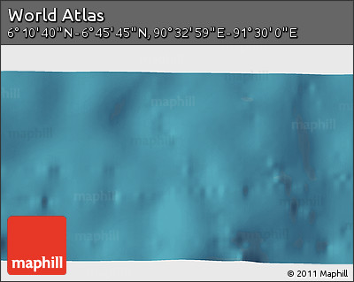 Satellite 3D Map of the Area around 6° 28' 13" N, 91° 1' 30" E