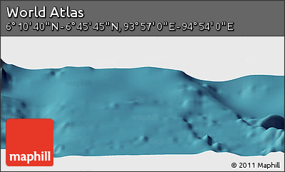 Satellite Panoramic Map of the Area around 6° 28' 13" N, 94° 25' 30" E