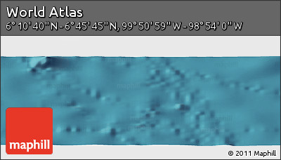 Satellite Panoramic Map of the Area around 6° 28' 13" N, 99° 22' 30" W