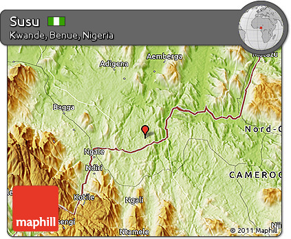 Physical 3D Map of Susu