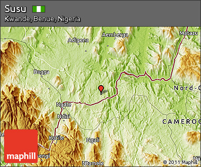 Physical 3D Map of Susu