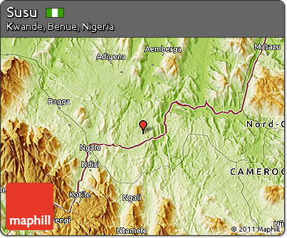 Physical 3D Map of Susu