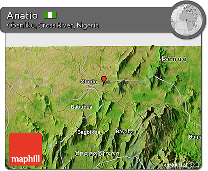 Satellite 3D Map of Anatio