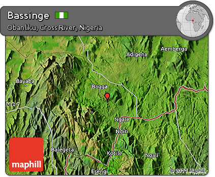 Satellite 3D Map of Bassinge