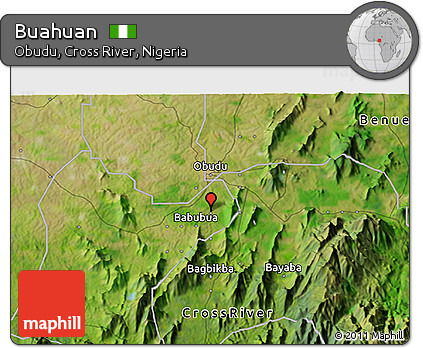 Satellite 3D Map of Buahuan