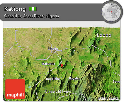Satellite 3D Map of Kationg