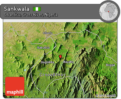 Satellite 3D Map of Sankwala