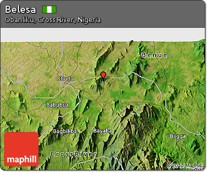 Satellite 3D Map of Belesa