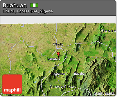 Satellite 3D Map of Buahuan