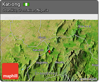 Satellite 3D Map of Kationg