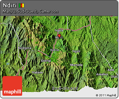 Satellite 3D Map of Ndiri