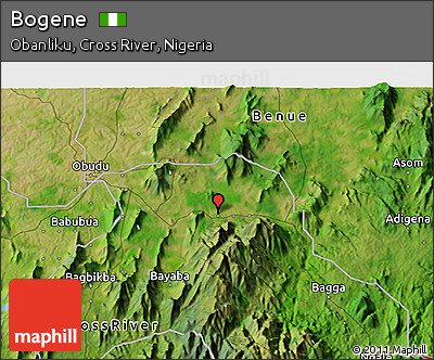 Satellite 3D Map of Bogene