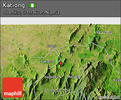 Satellite 3D Map of Kationg