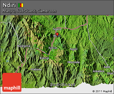Satellite 3D Map of Ndiri