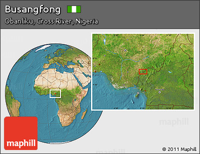 Satellite Location Map of Busangfong