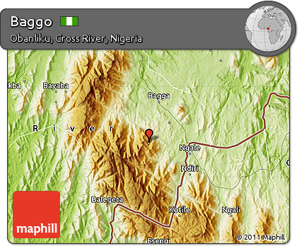 Physical Map of Baggo