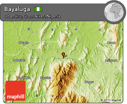 Physical Map of Bayaluga
