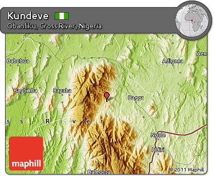 Physical Map of Kundeve