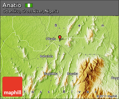 Physical Map of Anatio