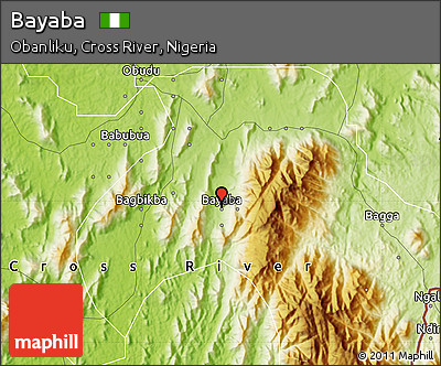 Physical Map of Bayaba