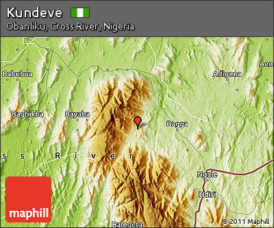 Physical Map of Kundeve