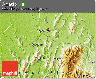 Physical Map of Anatio