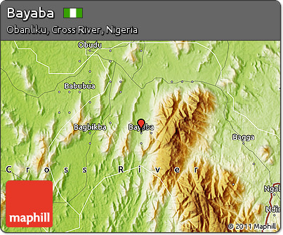 Physical Map of Bayaba