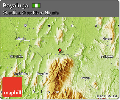 Physical Map of Bayaluga