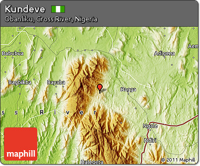 Physical Map of Kundeve