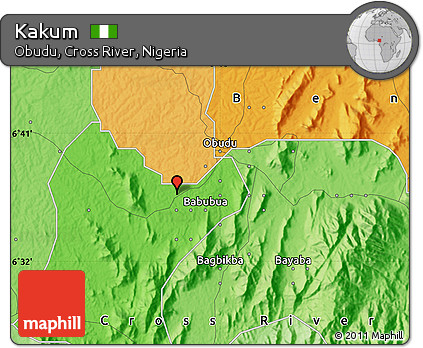 Political Map of Kakum