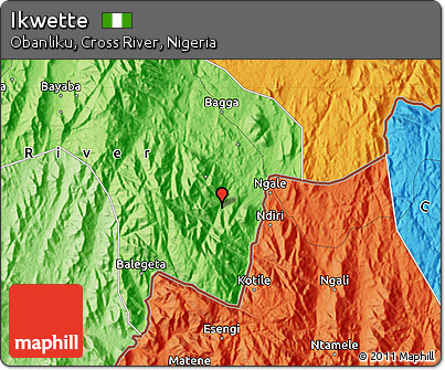 Political Map of Ikwette