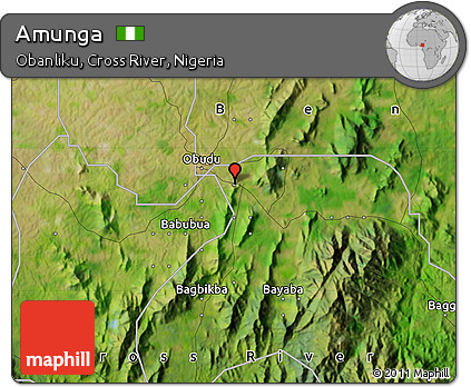 Satellite Map of Amunga