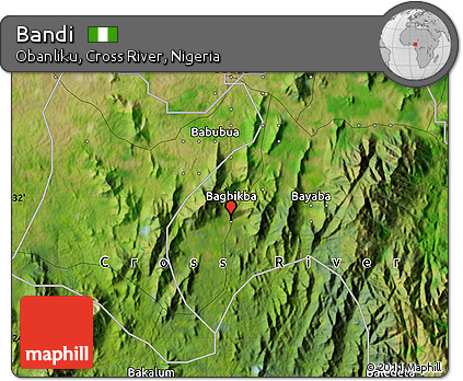 Satellite Map of Bandi