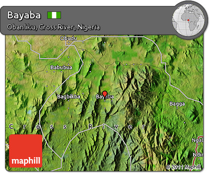 Satellite Map of Bayaba