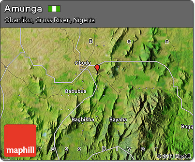 Satellite Map of Amunga